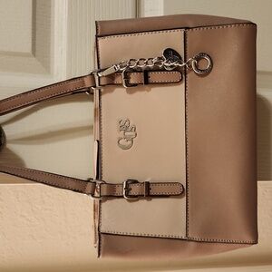 Guess Two Tone Pink Satchel